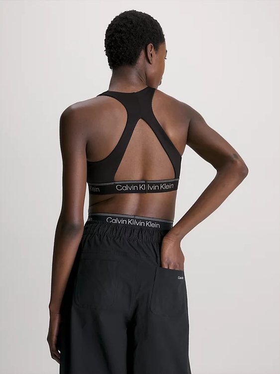 Medium Impact podprsenka – Calvin Klein Performance, Černá barva Ženy