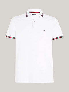 Core Tommy Tipped triko Bílá barva Muži