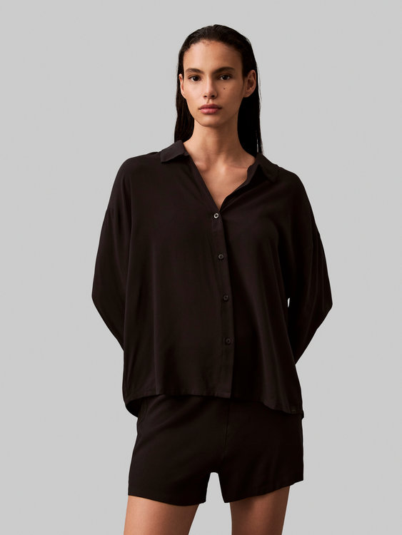 Calvin Klein Underwear – 000QS7256E-UB1 pj top L/S BUTTON DOWN