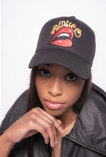 Luxusní Busseto kšiltovka, Černá barva, U