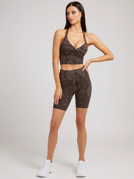 Módní Erin sportovní top, Hnědá barva, 2021 1