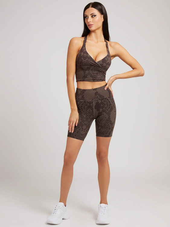 Módní Erin sportovní top, Hnědá barva, 2021 1