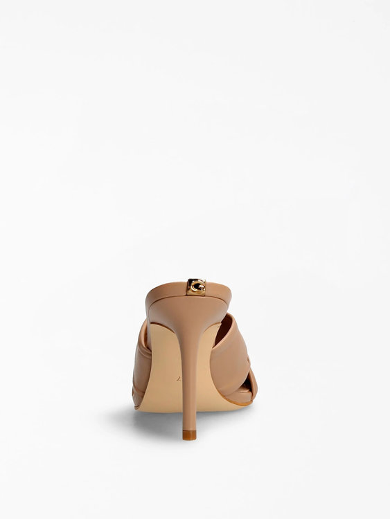 Módní Daiva sandálky, Hnědá barva, 2022