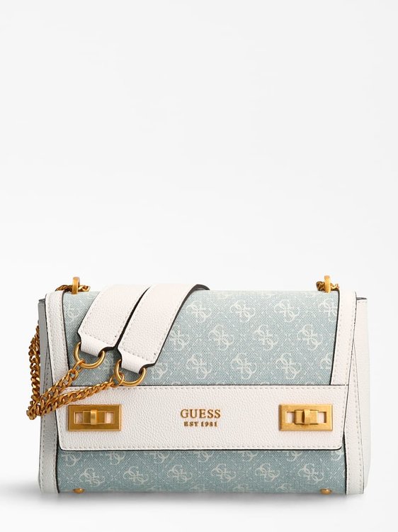 Guess – Katey crossbody, Modrá barva