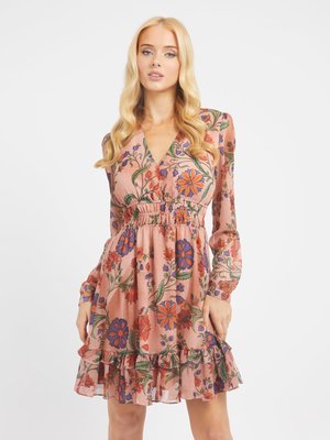 Brigida šaty – GUESS, Růžová barva Ženy