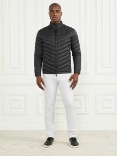 Padded bunda Černá barva Muži