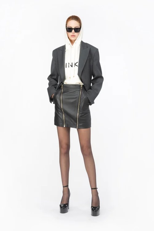 Skype Maglia Felpa mikina – Pinko, Krémová barva Ženy