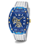 Luxusní Phoenix hodinky, Bílá, Modrá barva, UNI