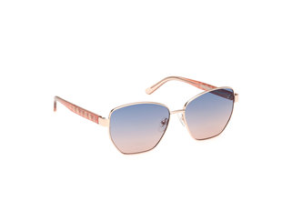 GUESS, Modrá, Růžová, Růžové zlato barva Sluneční brýle