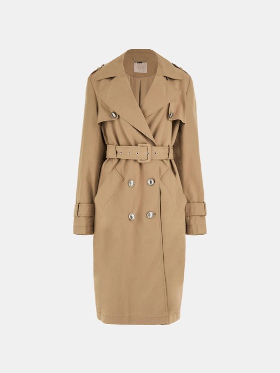 Jade Belted trenčkot Béžová barva Ženy