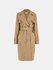 Jade Belted trenčkot Béžová barva Ženy