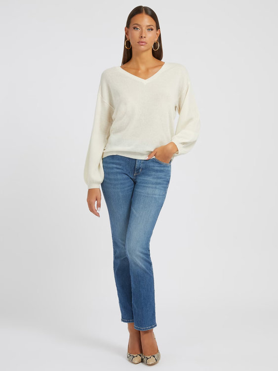 Módní Sexy Straight jeany, Modrá barva, 2022