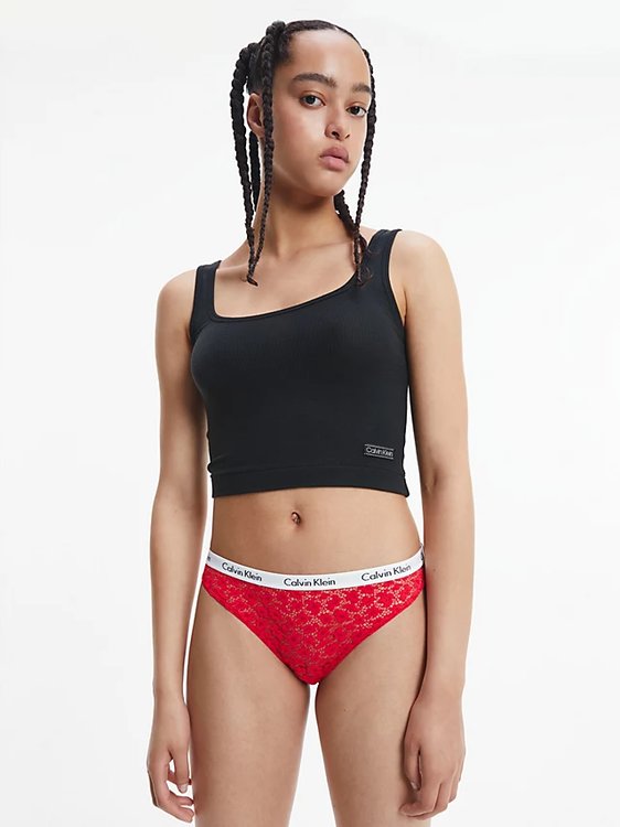 Carousel brazilky – Calvin Klein Underwear, Červená barva Ženy