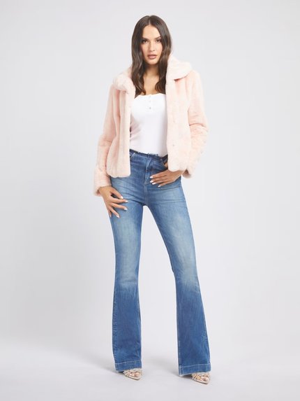 Módní New Sophy kožich, Růžová barva, 2023