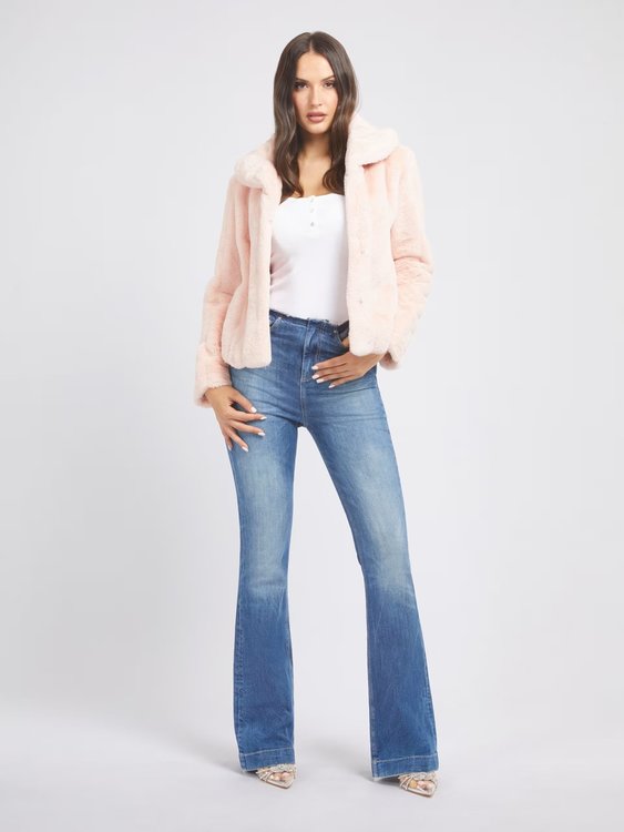 Módní New Sophy kožich, Růžová barva, 2023