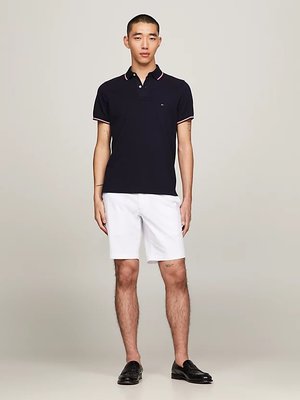 Core Tommy Tipped Slim triko – Tommy Hilfiger, Modrá barva Muži