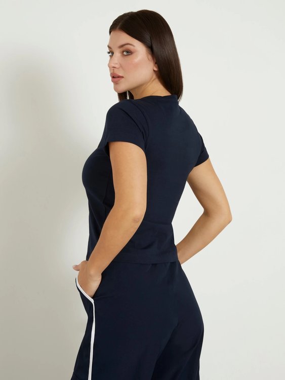 Nyra triko – GUESS, Černá barva Ženy