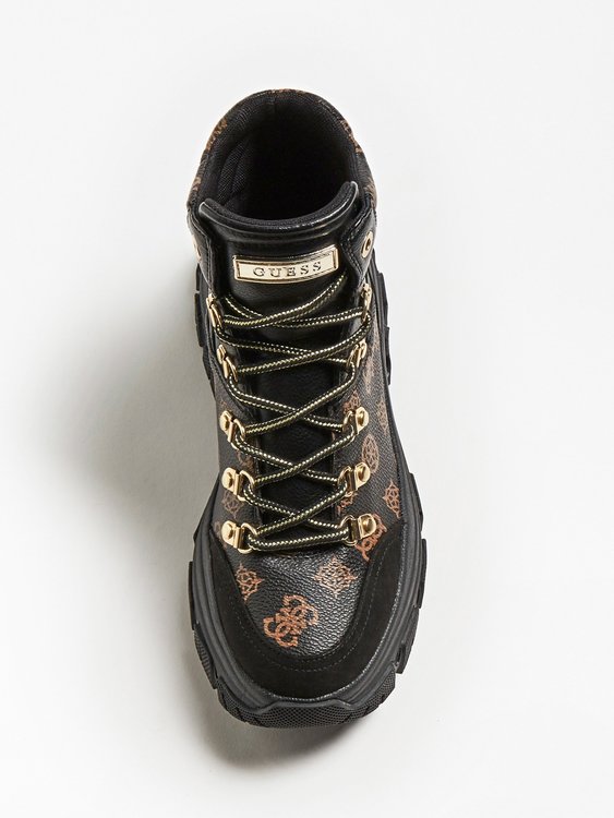 Luxusní Bevv 4G kotníkové boty, Černá barva, 36, 38, 39, 40