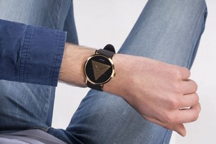 Hodinky Imprint – Guess, Černá, Zlatá barva Muži 2