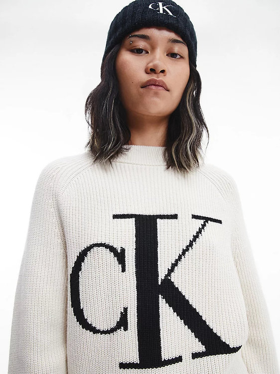 Blown up svetr Krémová barva Ženy