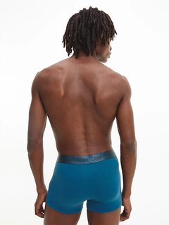 Luxusní Black Cotton boxery 2ks, Červená, Modrá barva, M, L, XL