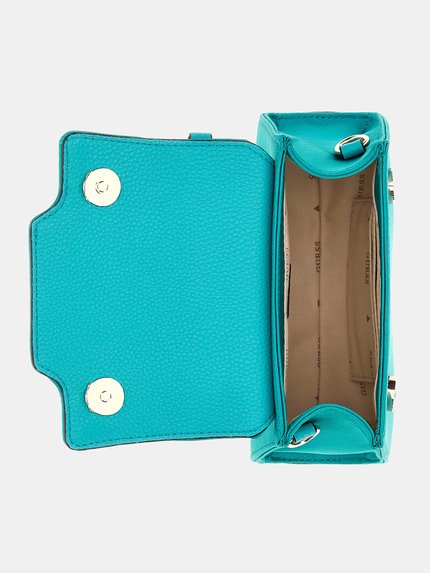 Módní Velina kabelka, Modrá, Tyrkysová barva, 2023