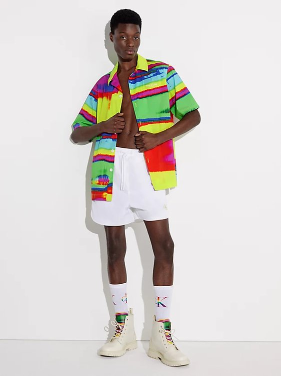 Multi barva, AOP košile