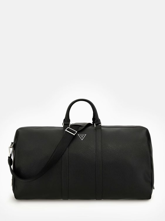 GUESS – Certosa Saffiano cestovní taška, Černá barva