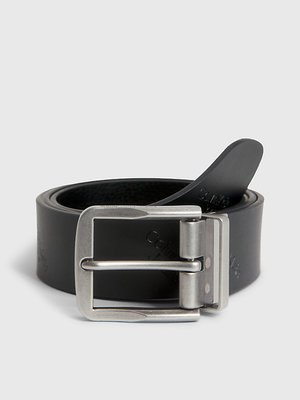 Calvin Klein Jeans – Reversible pásek, Černá barva