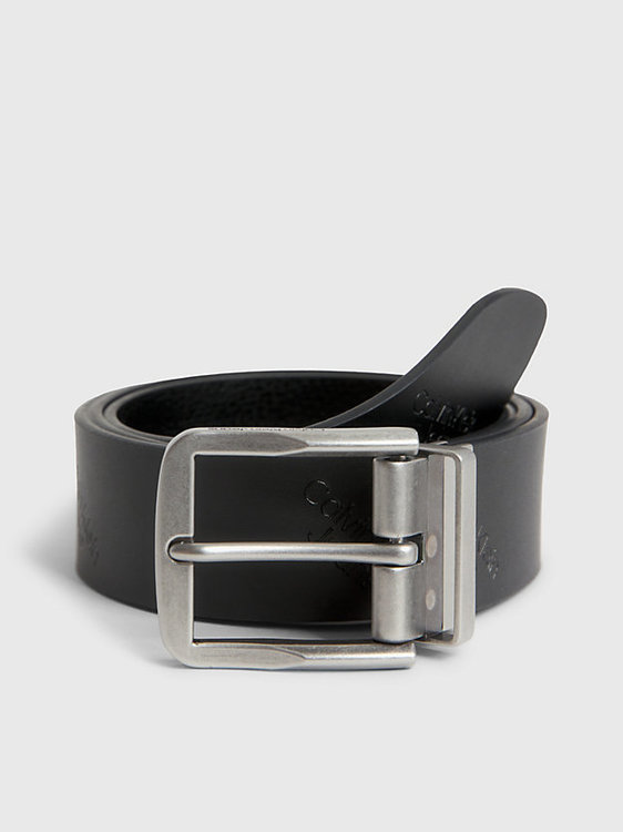 Calvin Klein Jeans – Reversible pásek, Černá barva