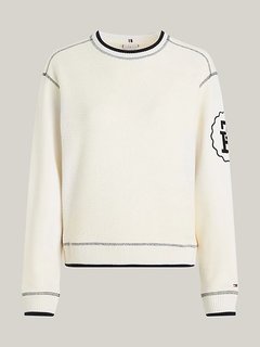 Texture mikina Krémová barva Ženy