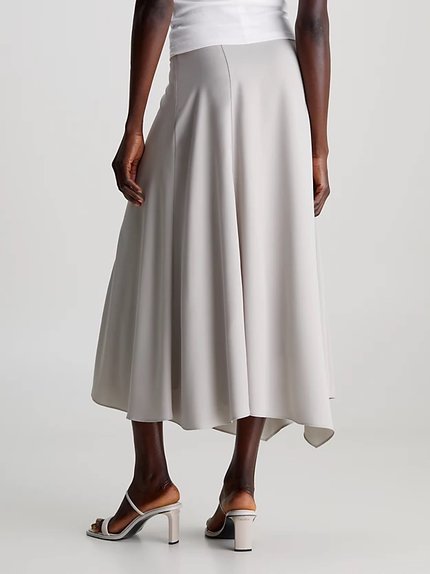 Módní Recycled sukně, Bílá, Krémová barva, 2024