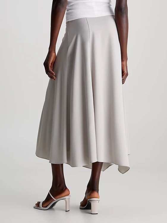 Módní Recycled sukně, Bílá, Krémová barva, 2024