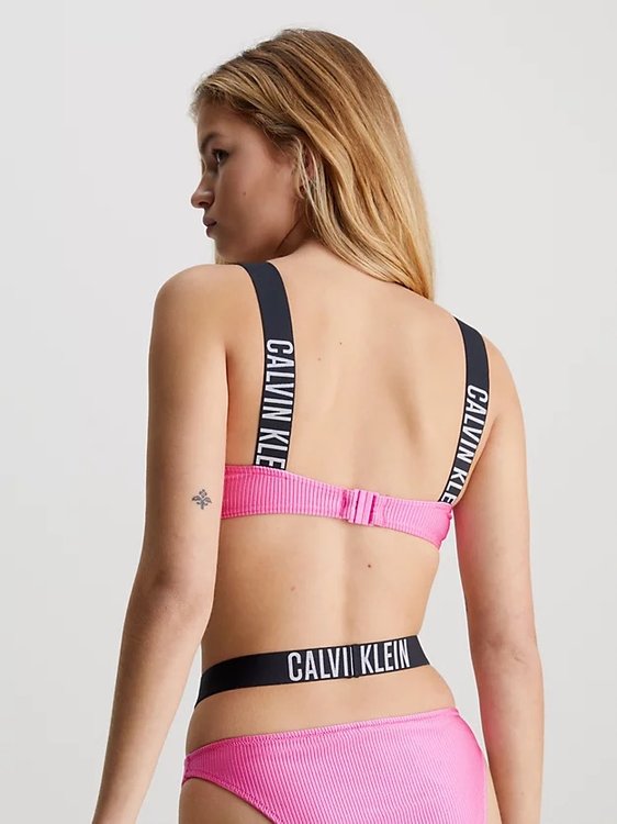 Módní Intense Power Rib plavky, Růžová barva, 2024