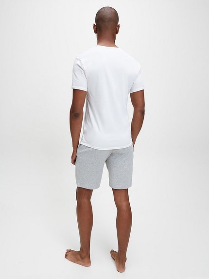 Módní Modern Cotton triko 2ks, Bílá barva, BASIC                                   