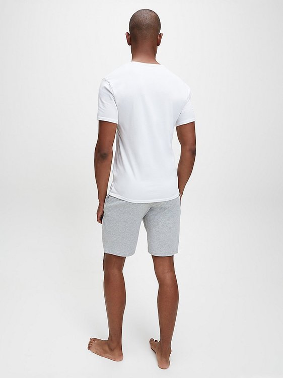 Módní Modern Cotton triko 2ks, Bílá barva, BASIC                                   