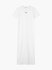 Stacked logo šaty Bílá barva Ženy