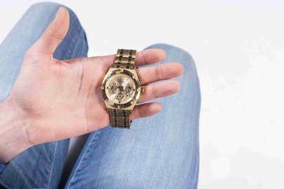 GW0260G4-Gold Tone HODINKY Muži 1