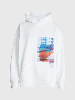 Motion Floral mikina Bílá barva Ženy