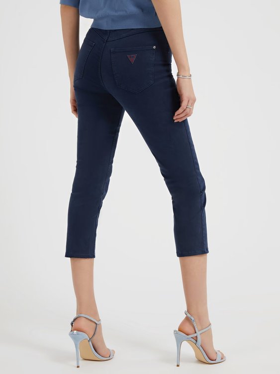 1981 Capri jeany – GUESS, Modrá, Navy barva Ženy