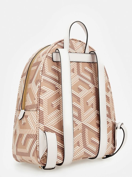 Vikky batoh – GUESS, Béžová barva Ženy