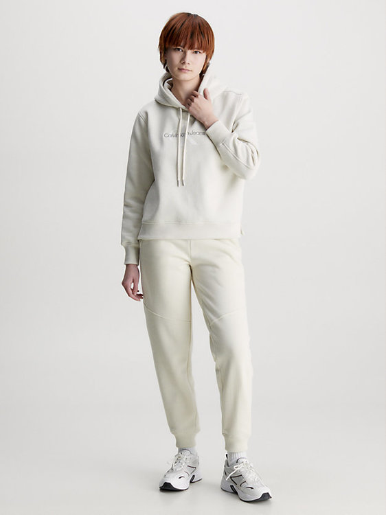 Módní Archival mikina, Bílá barva, 2023