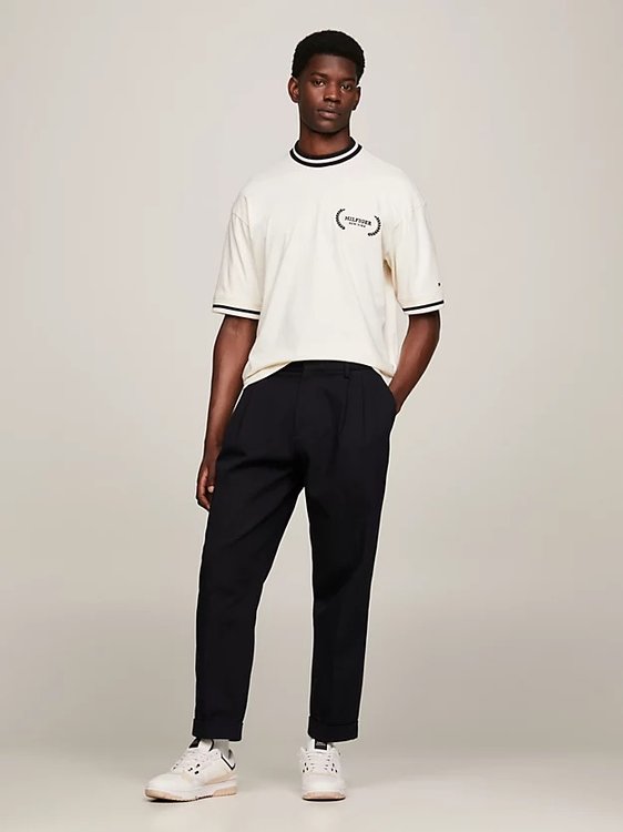 Laurel Tipped triko – Tommy Hilfiger, Krémová barva Muži