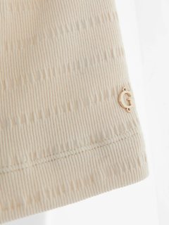 Denisa Striped top Krémová barva Ženy