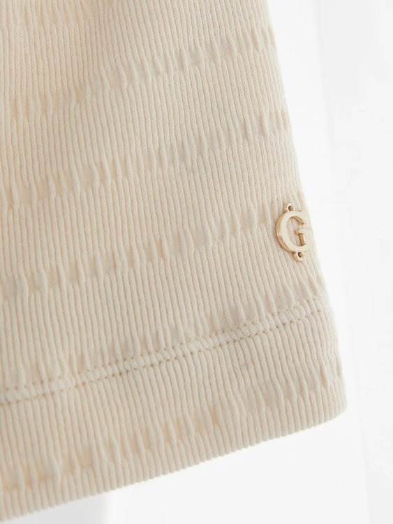 Denisa Striped top Krémová barva Ženy