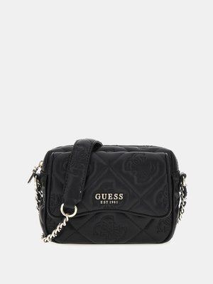 GUESS – Marieke Camera crossbody, Černá barva
