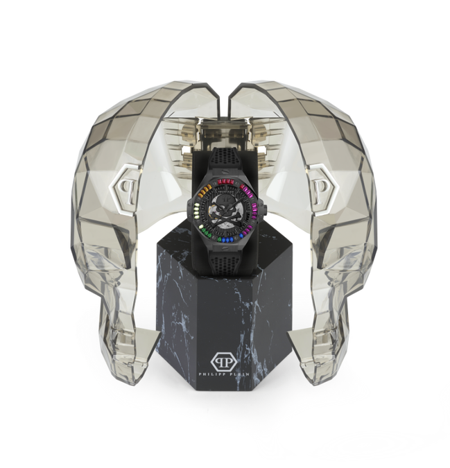 Luxusní $KELETON ROYAL hodinky, Černá barva, UNI