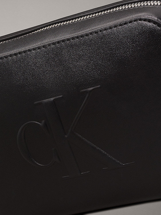 Luxusní Sculpted crossbody, Černá barva, OS