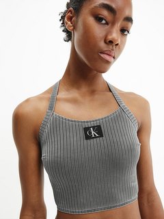 Luxusní KW0KW01744-BEH plavky BRALETTE LONGLINE, XS, S, M, L