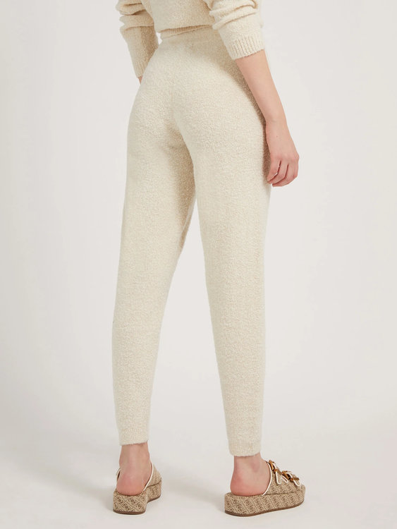 Reeda lurex kalhoty Béžová barva Ženy